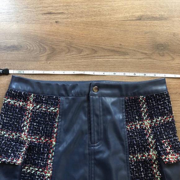 Tweed Mini Skirt, Chic Skater School Girl Posh Goth Statement Short Girly - Picture 6 of 13